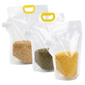 Grid Rice & Grain Storage Container - 6-Compartment Rotating Di