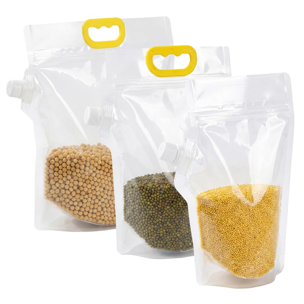 Grid Rice & Grain Storage Container - 6-Compartment Rotating Di