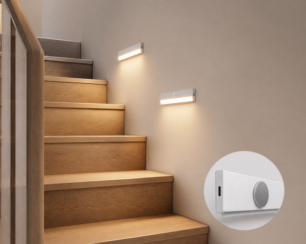 Motion-Sensor Rechargeable Night Light - USB-C Magnetic LED