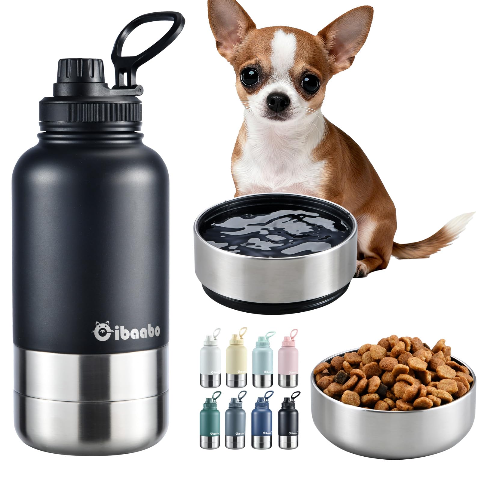 Portable Pet Water Bottle - Leak-Proof Dog and Cat Tr