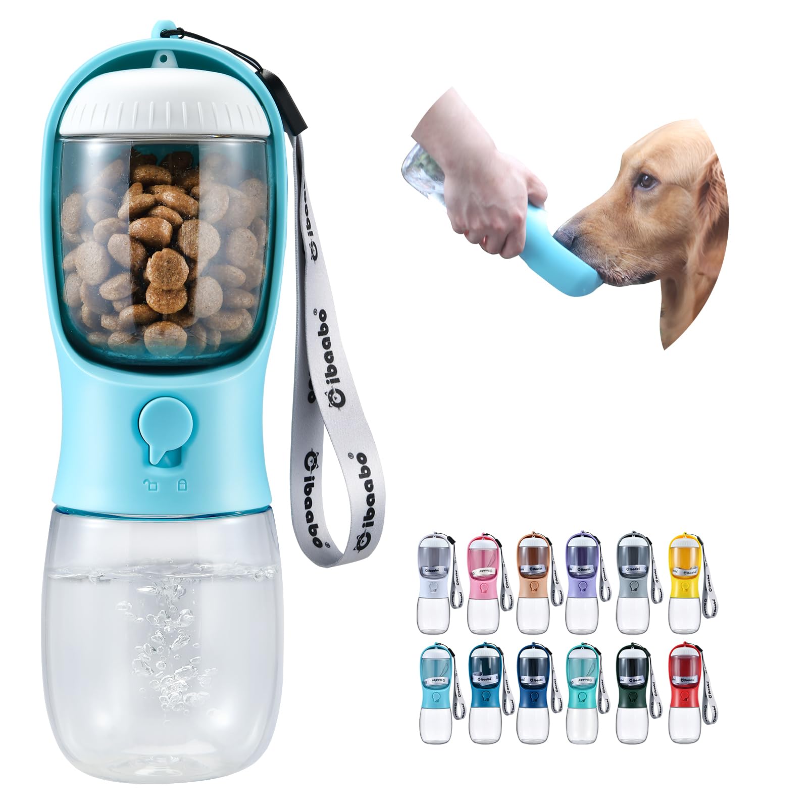 Portable Pet Water Bottle - Leak-Proof Dog and Cat Tr