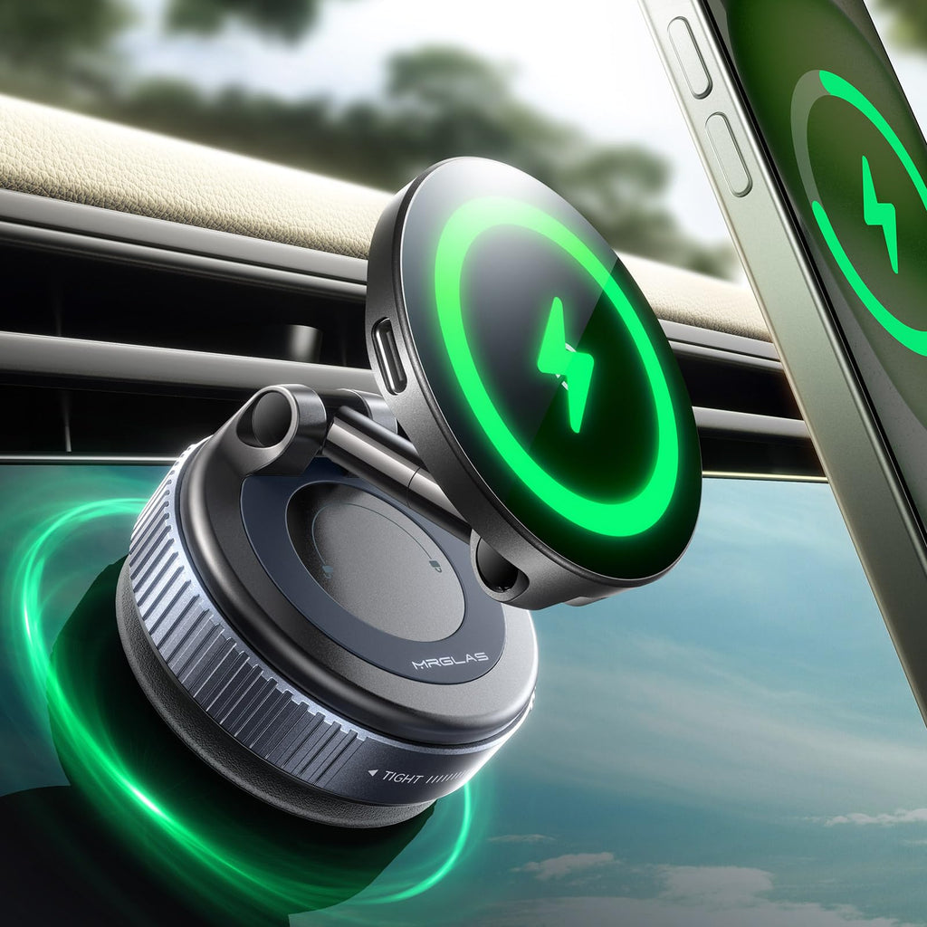 Magnetic Car Phone Holder Universal - 360° Rotation Dashboard M