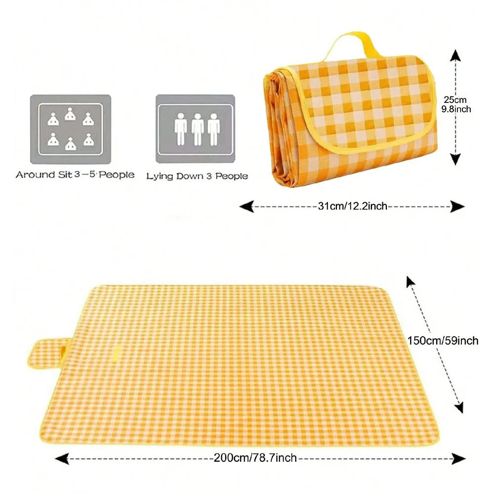 Sand-Free Beach Mat - Extra Large Picnic Blanket