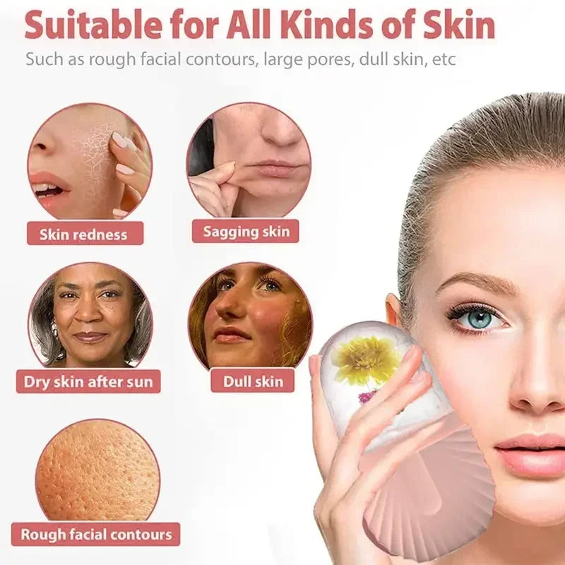 Portable Ice Roller - Cooling Facial Massage Tool