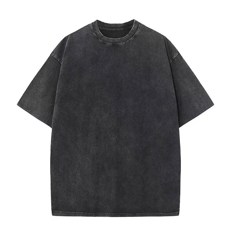 Mens 230GSM Heavy Cotton Vintage Washed T-Shirt