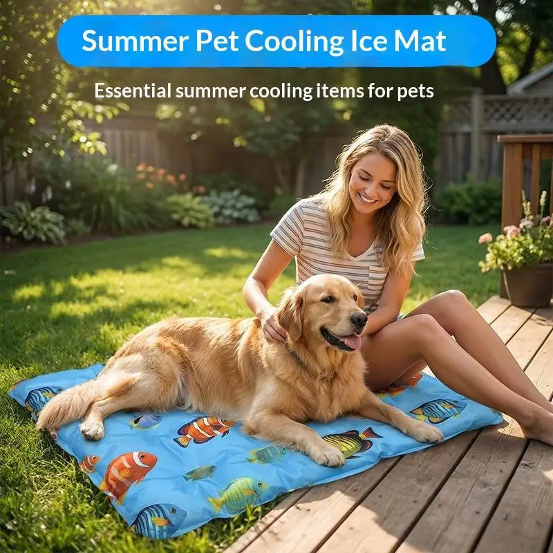 Self-Cooling Pet Mat - Pressure Activated Gel Co