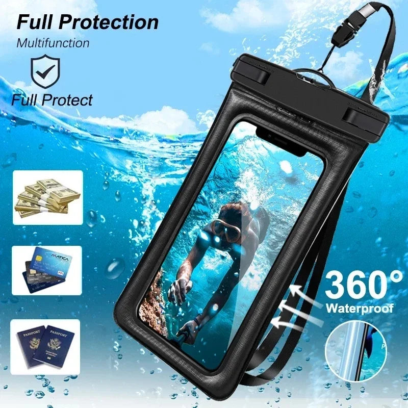 Waterproof Phone Pouch IP68 - Universal Swim Case
