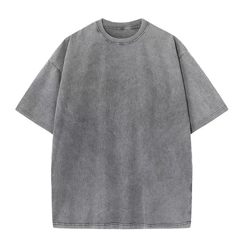 Mens 230GSM Heavy Cotton Vintage Washed T-Shirt