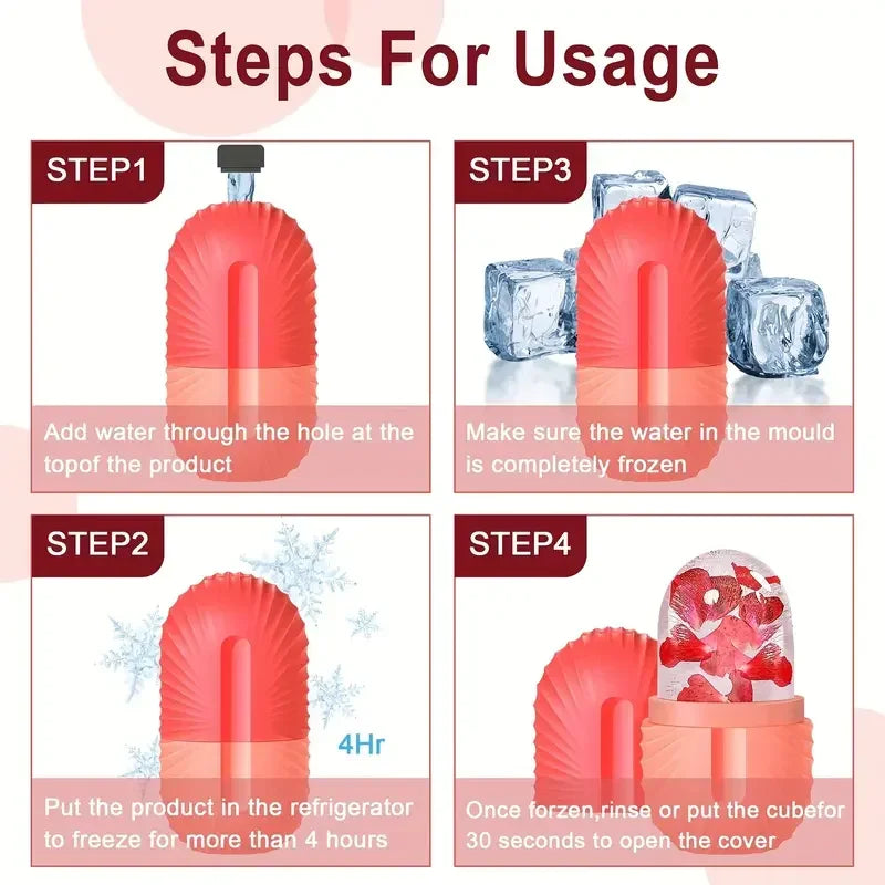 Portable Ice Roller - Cooling Facial Massage Tool
