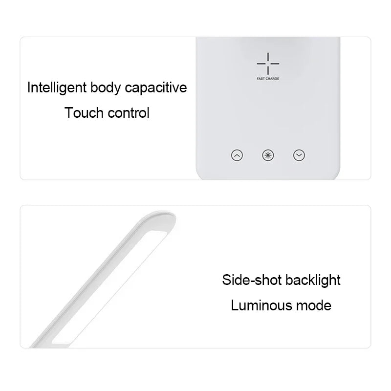 LED Desk Lamp with Wireless Charging Base