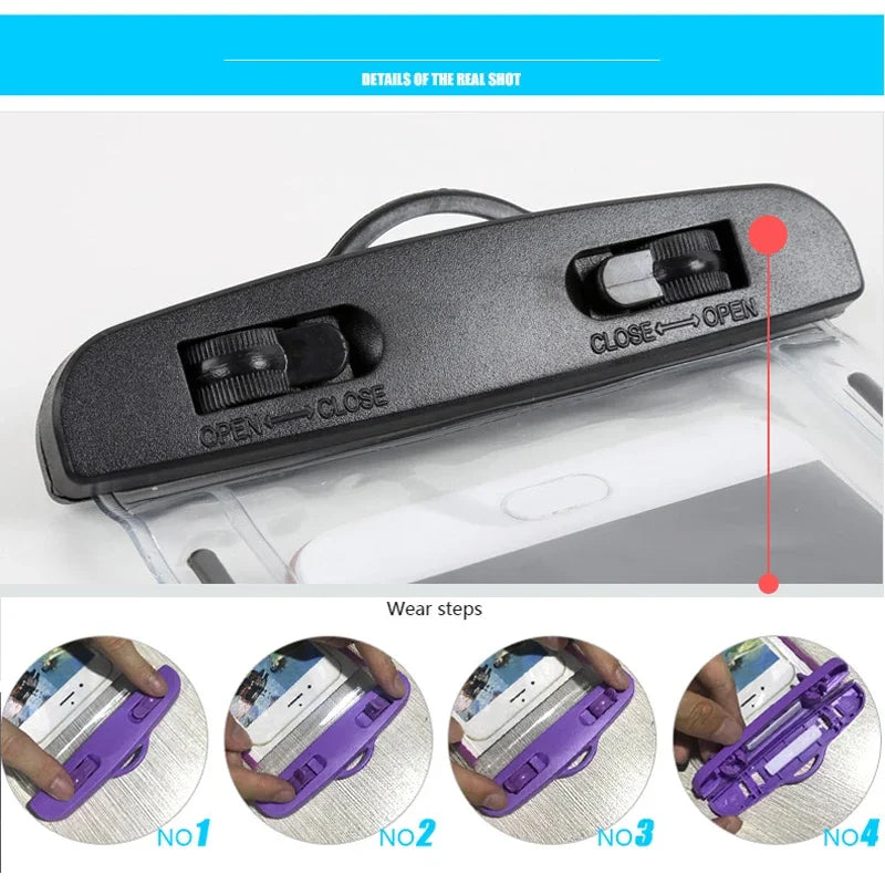 Waterproof Phone Pouch IP68 - Universal Swim Case