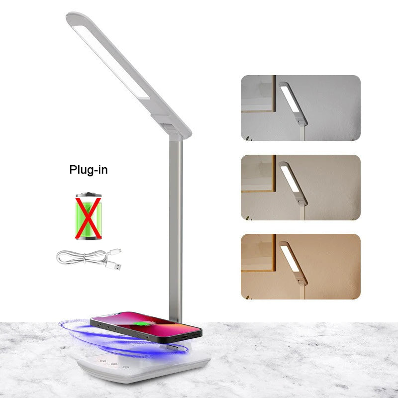 LED Desk Lamp with Wireless Charging Base