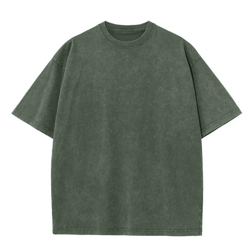 Mens Heavy Cotton Washed T-Shirt 230GSM