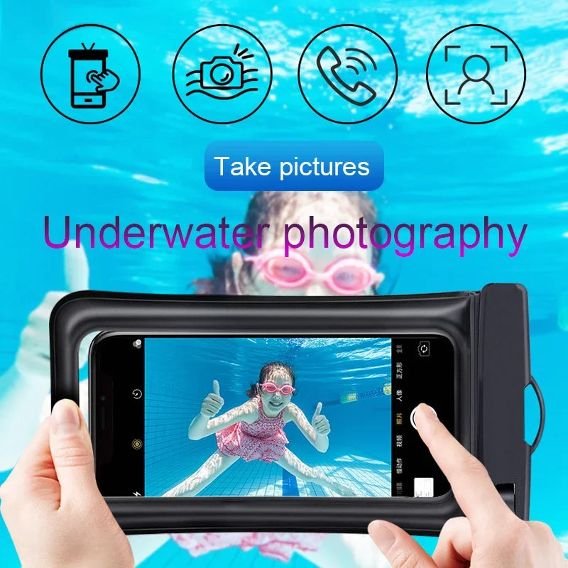 Waterproof Phone Pouch IP68 - Universal Swim Case