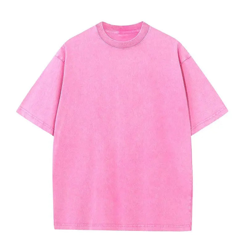 Mens 230GSM Heavy Cotton Vintage Washed T-Shirt
