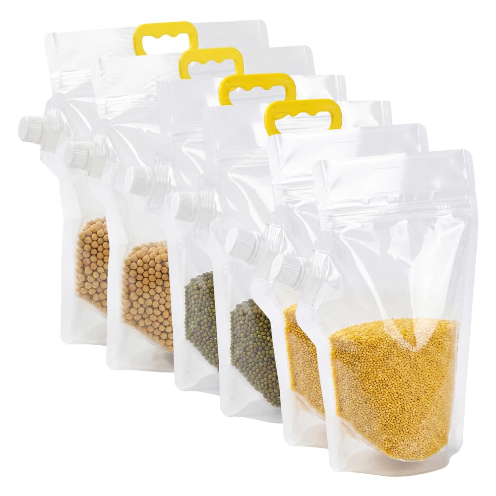 Grid Rice & Grain Storage Container - 6-Compartment Rotating Di